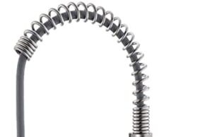 Review of OWOFAN Kitchen Faucet with Pull Down Sprayer Brushed Nickel Stainless Steel Single Handle Pull Out Spring Sink Faucets 1 Hole Or 3 Hole Dual Function for Farmhouse Camper Laundry Utility Rv Wet Bar