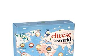 Review of Sandy Leaf Farm Cheese Making Kit – DIY Mozzarella, Halloumi, Burrata, Paneer, Queso Blanco, Ricotta, Mascarpone, Cheese Curds, Cottage and Goat Cheese – Thermometer Included