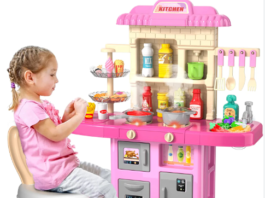 What is the purpose of a play kitchen?