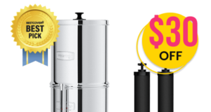 Review of Waterdrop 2.25-gallon King Tank Gravity Water Filter System, With Stand
