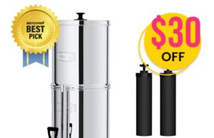 Review of Waterdrop 2.25-gallon King Tank Gravity Water Filter System, With Stand