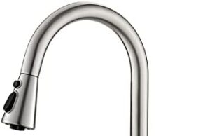 Review of Splash Guard, Kitchen Faucet, Kitchen Sink Faucet, Sink Faucet, Kitchen Faucet Pull Down, Bar Faucet, Low Noise, Nanometer Water Mode, Stainless Steel, Brushed PVD, PAKING PB1046