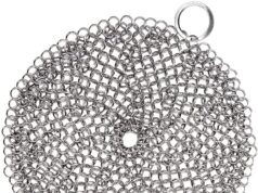 Stainless Steel Cast Iron Cleaner | 7'' Round | LauKingdom