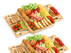 2-Piece Bamboo Cheese Board 13" | Vestaware