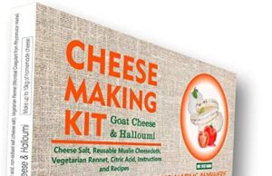 Review of 4 Cheeses Making Kit Goat Cheese, Halloumi Cheese, Mozzarella Cheese, Ricotta Cheese Great Gift for All Occasions