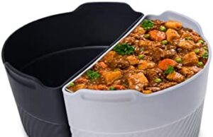 Review of Lineware Slow Cooker Liners for 6-8 QT Crockpot, Silicone Reusable Crock Pot Liners Divider,Leakproof & Easy Clean,BPA Free(Upgraded Thicker)