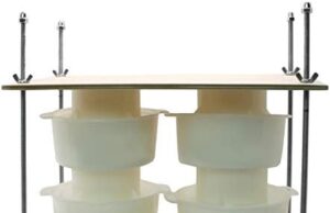 Review of Cheese Press for Cheese Making 16 in – Cheesemaking Kit with Cheese Press and 4 Cheese Molds 1.2 L – Сheese Press for Home Cheese Making Metal Guides 13 in Pressure up to 50 Pounds