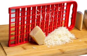 Review of Better Houseware Grater for Kitchen – Kids Safe & Durable Small Cheese Grater with Dual Sides – Coarse Holes for Potatoes, Garlic, and Chocolate, Fine Holes for Pudding Texture – Easy to Clean, Red