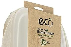 Review of Handy Gourmet Eco Friendly Microwave Bacon Cooker, Non-Toxic, BPA Free, Beige
