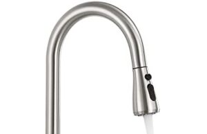 Review of FGKQ Touchless Kitchen Faucet with Pull Down Sprayer, Brushed Nickel High Arc Single Handle Single Hole Commercial Kitchen Sink Faucet for Bar rv