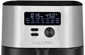 Review of Kalorik MAXX® 7 Quart Air Fryer 1750W, 7-in-1 Air fry, Bake, Roast, Broil, Defrost, Reheat, and Warm food, LED Display, 21 Presets, 4 Accessories, Recipe book, FT 50930 OW