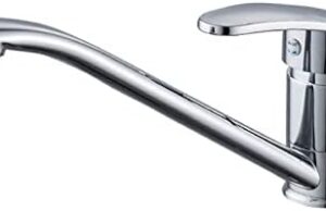 Review of All Copper Household Long Mouth Old Kitchen Hot and Cold Water Tank Sink Single-Handle Sink Faucet Mixing Valve