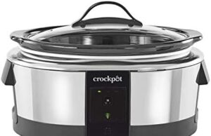 Review of Crock-Pot 6 Quart Programmable Slow Cooker and Food Warmer Works with Alexa, Stainless Steel (2139005)