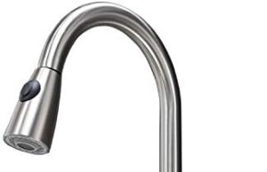 Review of Hotis 3 Hole Kitchen Faucet, Kitchen Faucet with Pull Down Sprayer, Single Handle Stainless Steel Kitchen faucets for Sink 3 Hole, Brushed Nickel with Side Single Handle and Soap Dispenser