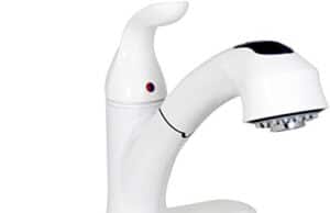 Review of VALTERRA Phoenix PF231241 Single Handle Pull Out Kitchen Faucet, White