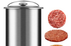 Review of Ham Maker, Stainless Steel Meat Press for Deli Meats, Round Shape Lunch Meat Press Mold with Thermometer, Kitchen Bacon Meat Pressure Cookers for Homemade Cooking Deli Ham