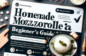 Homemade Mozzarella Cheese: A Beginner’s Guide✔️