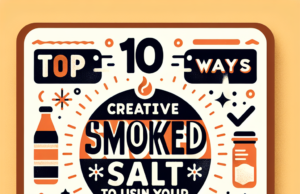 Top 10 Creative Ways to Use Smoked Salt in Your Kitchen✔️