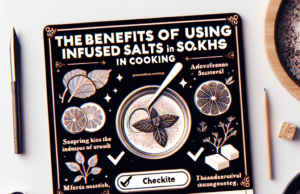The Benefits of Using Infused Salts in Cooking✔️