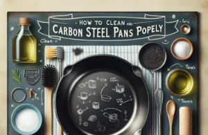 How to clean and season carbon steel pans properly