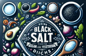 Using Black Salt to Elevate Your Vegan and Vegetarian Dishes✔️