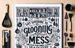 Say Goodbye to Mess: Unleash Your Inner Cleaning Guru in the Kitchen