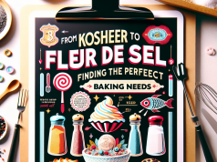 From Kosher to Fleur de Sel: Finding the Perfect Salt for Your Baking Needs✔️