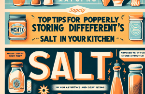 Top Tips for Properly Storing Different Types of Salt in Your Kitchen✔️