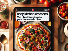 Cozy Kitchen Creations: The Best Toppings for your Homemade Pizza