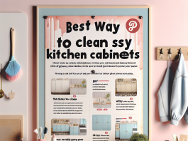 best way to clean greasy kitchen cabinets