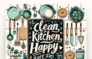 “Clean Kitchen, Happy Heart: 10 DIY Tips to Refresh Your Space!”