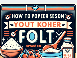 How to Properly Season Your Food with Kosher Salt✔️