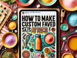 How to Make Your Own Custom Flavored Salts at Home✔️