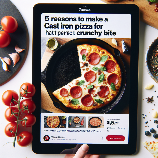 5 Reasons to Make Cast Iron Pizza for that Perfect Crunchy Bite