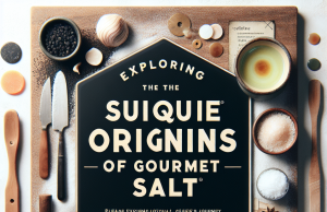Exploring the Unique Origins of Gourmet Salt: A Chef’s Journey✔️